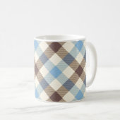 Blue And Brown Kaffeetasse (VorderseiteRechts)