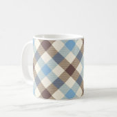 Blue And Brown Kaffeetasse (Vorderseite Links)