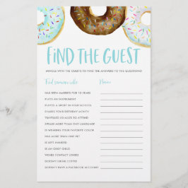 Blue and Chocolate Donuts Finden Sie das Gast Game