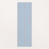 Blue and Cranberry Yoga Mat Yogamatte (Vorderseite)