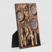 Blue and Cream Pottery Umbria Poster Fotoplatte (Seite)