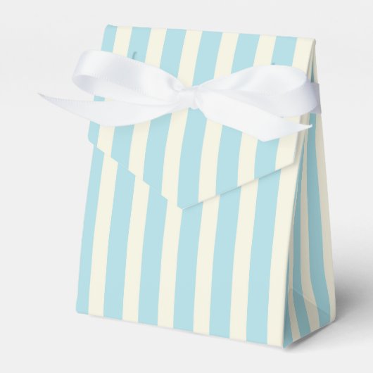 Blue and Cream Strive Favor Box Geschenkschachtel (Vorderseite)