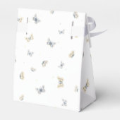 Blue and Crème Butterfets Charming Garden Fauna F Geschenkschachtel (Rückseite)