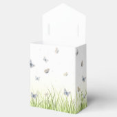 Blue and Crème Butterfets Charming Garden Scene Geschenkschachtel (Geöffnet)