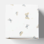 Blue and Crème Butterfys Charming Garden Fauna Geschenkschachtel (Oben)