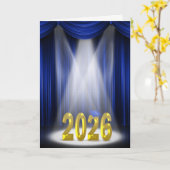 Blue and Gold 2025 Abschluss Spotlight Karte (Gelbe Blume)