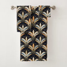 Blue and Gold Art Deco