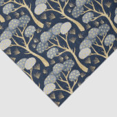 Blue and Gold Art Deco Pinacoteca comunale Casa Ru Seidenpapier (Ausschnitt)