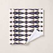 Blue and Gold Bowties Badhandtuch Set (Waschlappen)