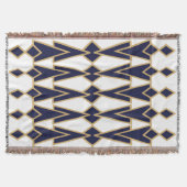 Blue and Gold Bowties Decke (Vorderseite)