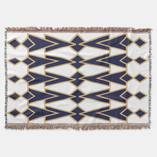 Blue and Gold Bowties Decke (Vorderseite)