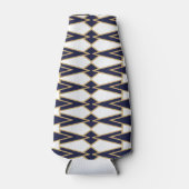 Blue and Gold Bowties Flaschenkühler (Vorderseite)