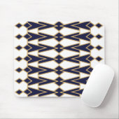 Blue and Gold Bowties Mousepad (Mit Mouse)