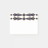 Blue and Gold Bowties Post-it Klebezettel (Vorderseite)