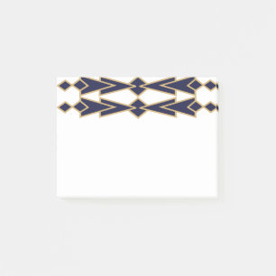 Blue and Gold Bowties Post-it Klebezettel