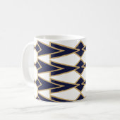 Blue and Gold Bowties Tasse (Vorderseite Links)