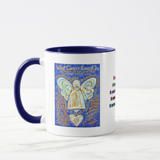 Blue and Gold Cancer Angel Tasse (Links)