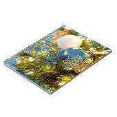 Blue and Gold Christmas Magic Notizblock (Linke Seite)