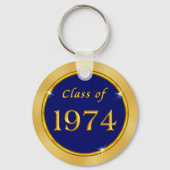 Blue and Gold, Class of 1974, Class Reunion Favors Schlüsselanhänger (Rückseite)