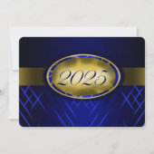 Blue and Gold Class of 2025 Einladung (Vorderseite)