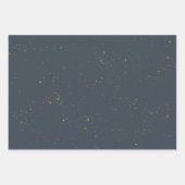 Blue and Gold Elegant Geschenkpapier Set (Vorderseite 3)