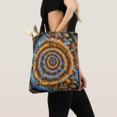 blue and gold fractal swirl tasche (Von Nahem)