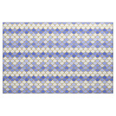 Blue and Gold Glitzer Mermaid Scales Stoff (Fat Quarter (45,7 x 55,9 cm))