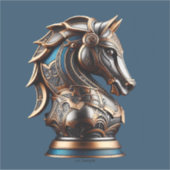 Blue and Gold Knight Aufkleber (Vorderseite)