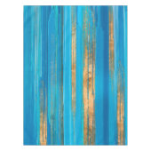 Blue and Gold lines Abstract N2 Tischdecke (Vorderseite)