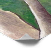 Blue and Gold Macaw Bird Art Poster (Ecke)