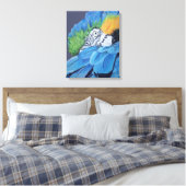 Blue and Gold Macaw Leinwanddruck (Insitu (Schlafzimmer))
