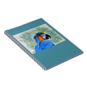 Blue and Gold Macaw Notizblock (Rechte Seite)