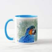 Blue and Gold Macaw Tasse (Links)