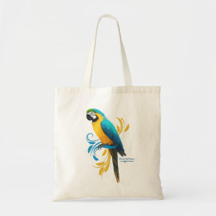 Blue and Gold Macaw Tote Bag Tragetasche
