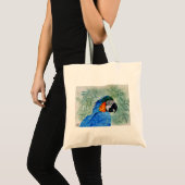 Blue and Gold Macaw Tragetasche (Vorderseite (Produkt))