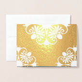 Blue and Gold Mandala Indian Wedding Einladung (Vorderseite mit Umschlag)