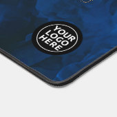 Blue and Gold Marmor Desk Mat Mouse Pad Schreibtischunterlage (Ecke)