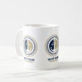 Blue and gold nauboot kaffee Tasse (Vorderseite Links)