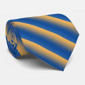 Blue and Gold Neck Tie Krawatte (Gerollt)