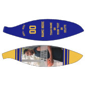 Blue and Gold Personalisiert Basketball mit FOTO (Panele)