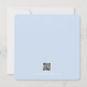 Blue and Gold Prince Baby Dusche Einladung (Rückseite)