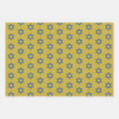 Blue and Gold Star von David Geschenkpapier Set (Vorderseite 3)