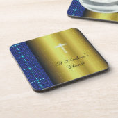 Blue and Gold Untersetzer (Linke Seite)