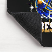Blue And Gold Vibes Only Football Fan Gift Mousepad (Ecke)