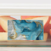 Blue and Gold Waterproof Cosmetics Dropttle Etiketten (Befestigt)