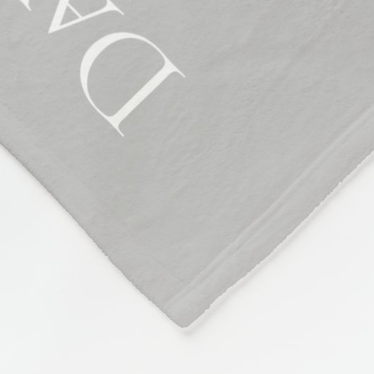 Blue and Gray Baby Boy Milestone Foto Fleecedecke (Ecke)