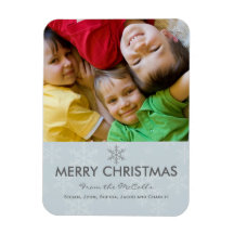 Blue and Gray Snowflake Holiday