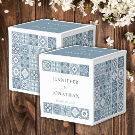 Blue and Gray Spanish tiles Fevor Box Geschenkschachtel