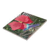 Blue and Green Humming Bird Fliese (Seite)