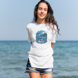 Blue and Green Liebe Bali T - Shirt